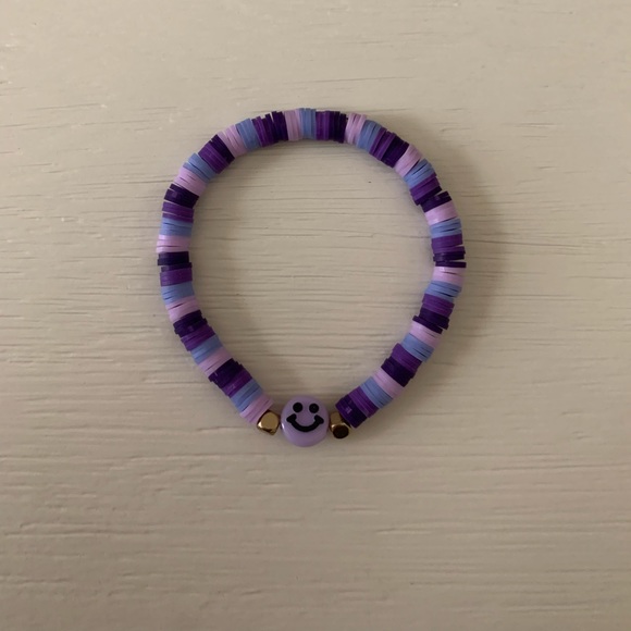 Clay flat beaded bracelet bundle handmade - Picture 5 of 6